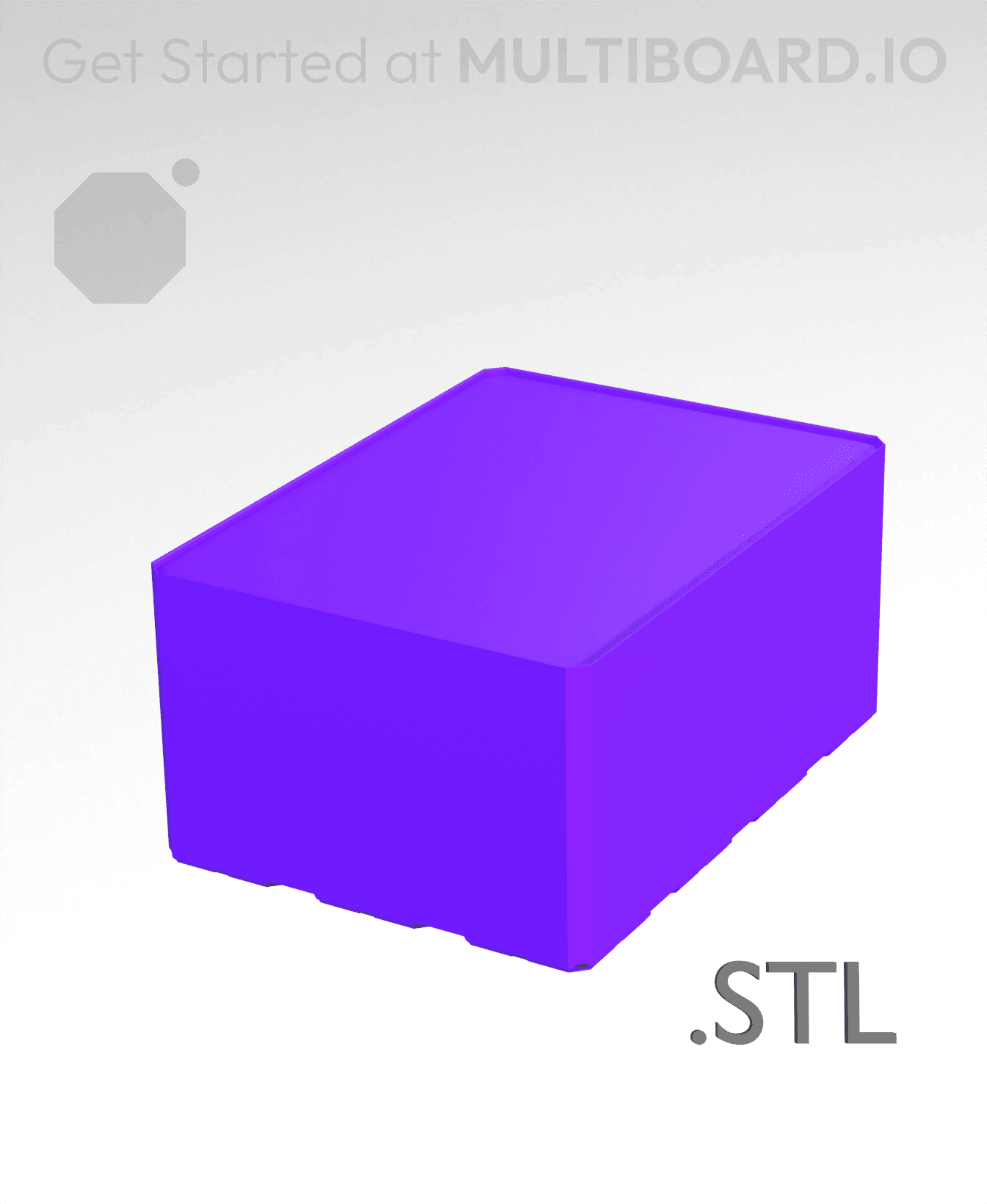 3x4x2 - Multibin Insert - STL Remixing File 3d model