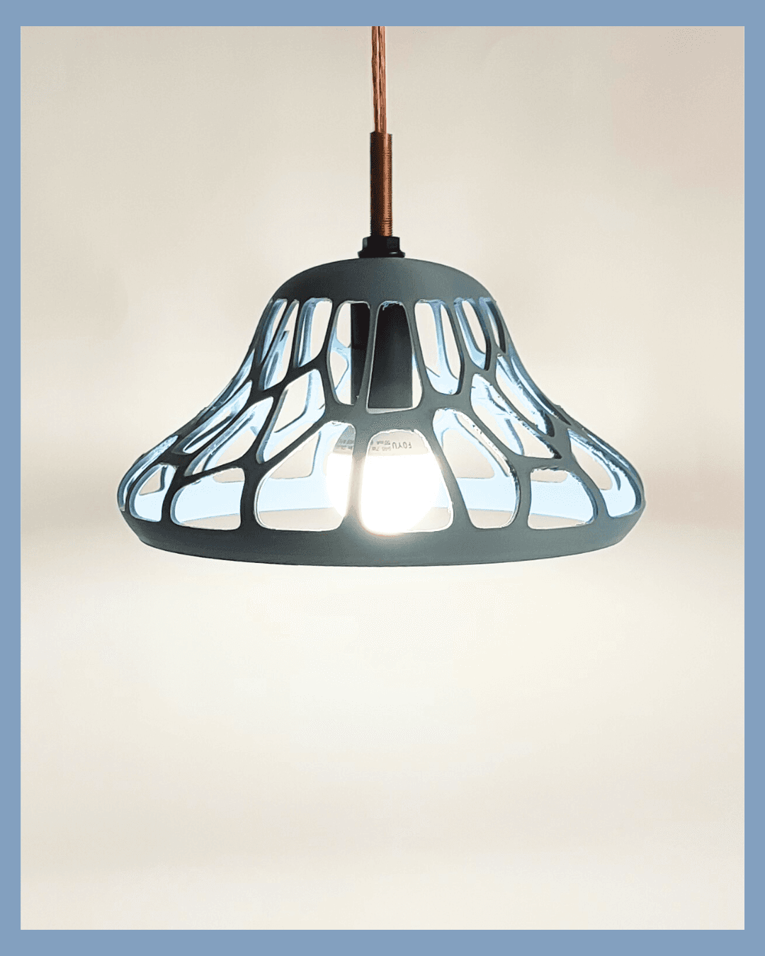 Mushroom-Lamp Voronoi 3d model