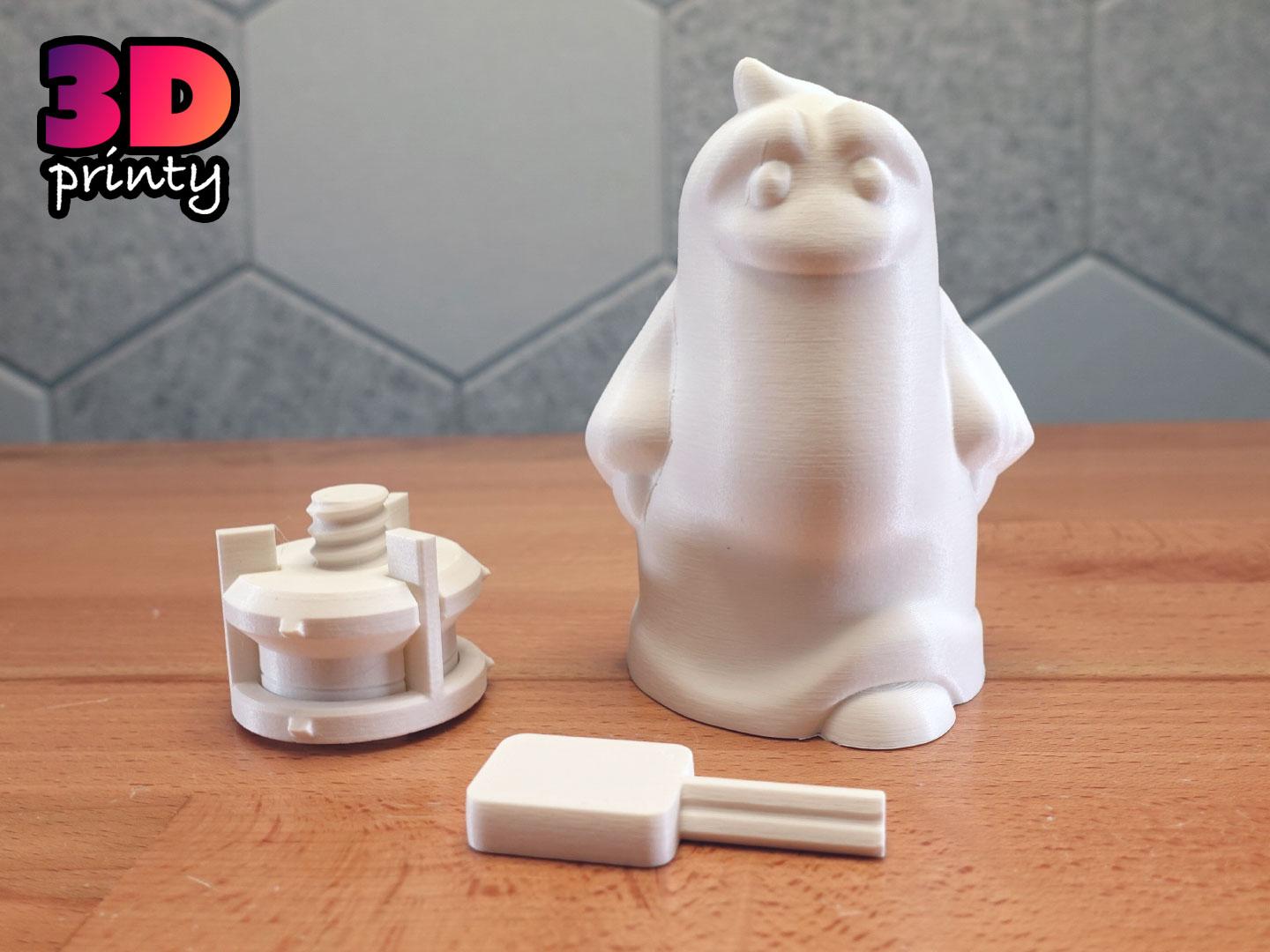 Print-in-Place Ghost Puzzle 3d model