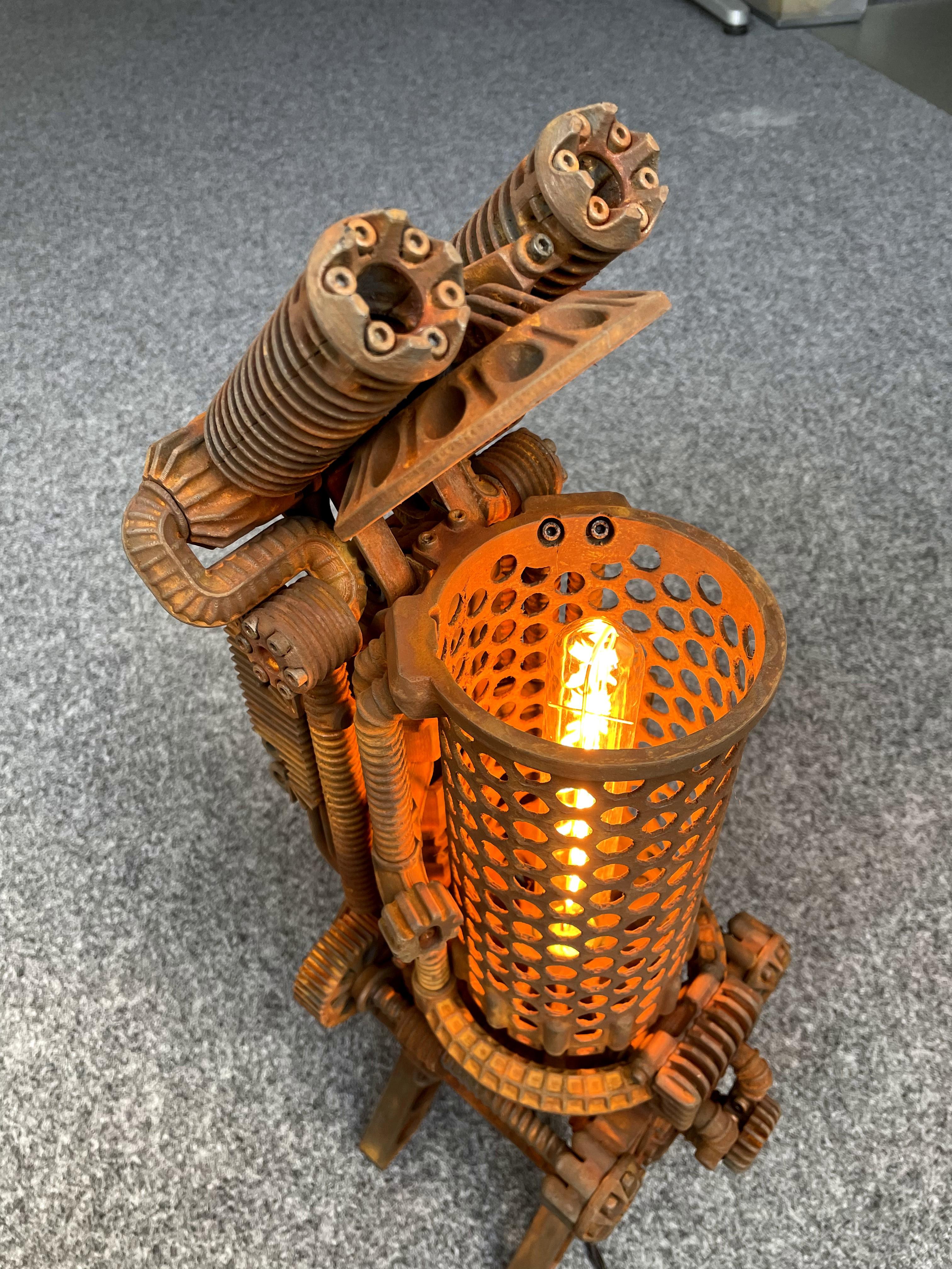 Coke Oven - Steampunk Style Lamp 3d model