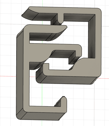 Sliding door catch v1.3mf 3d model