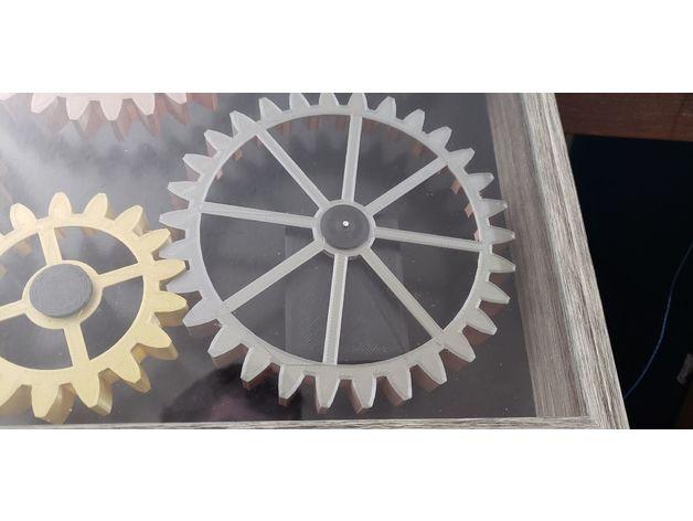 Wall Gears V2.1 3d model