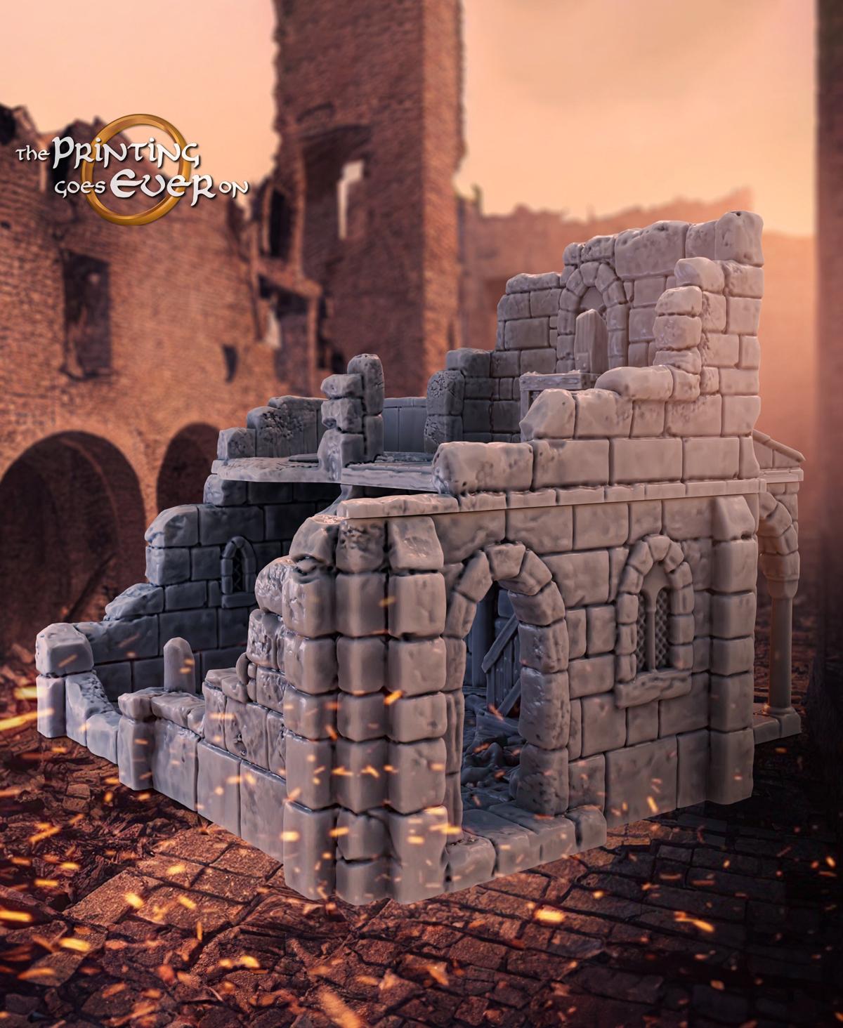 Osthold Ruins - Building B 3d model