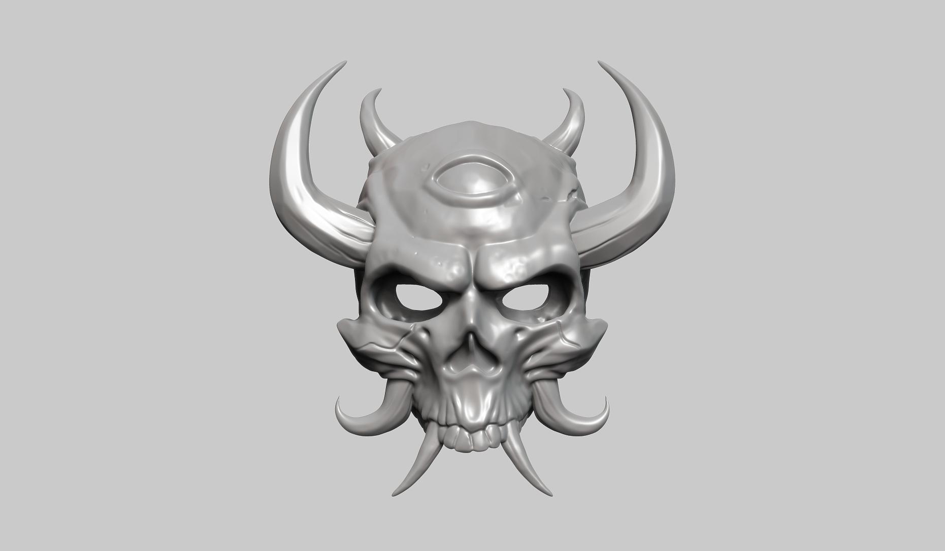 Zukotsu Mempo Mask 3d model