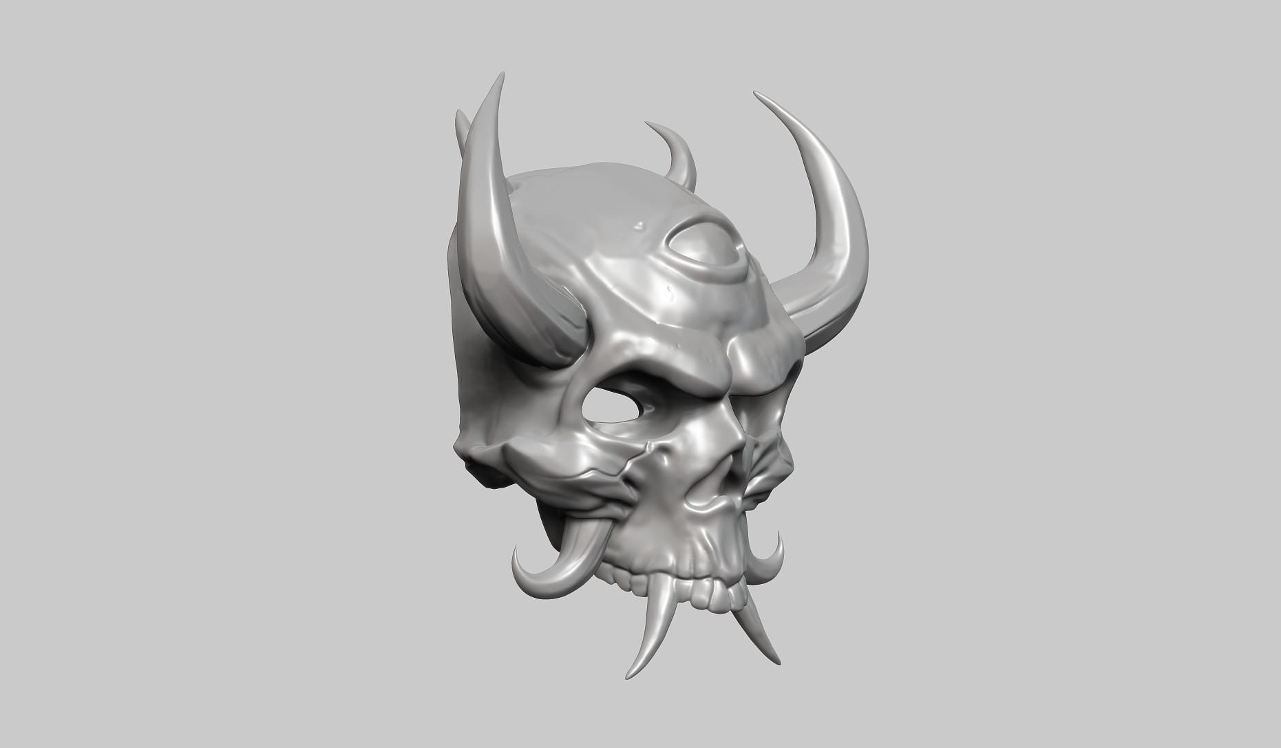 Zukotsu Mempo Mask 3d model