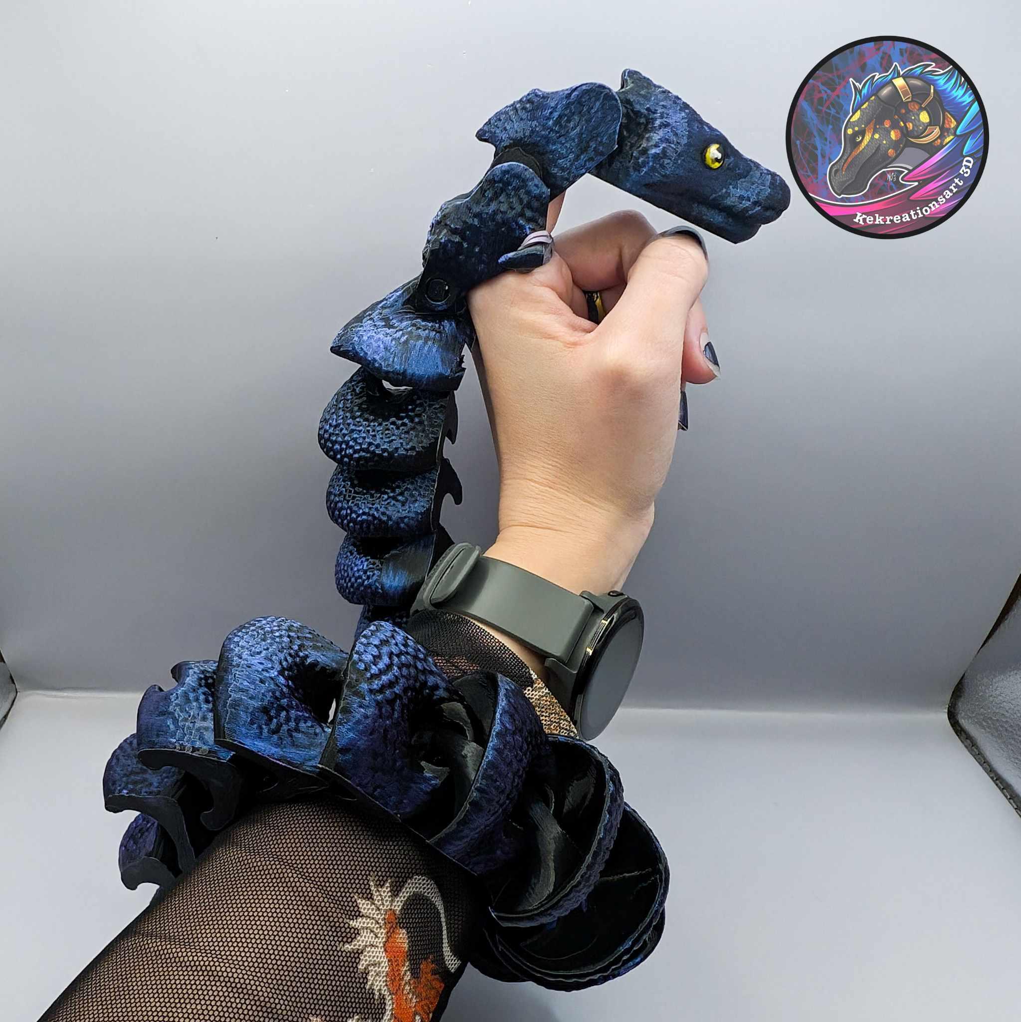 Snake Finger + Shoulder Puppet 3d model