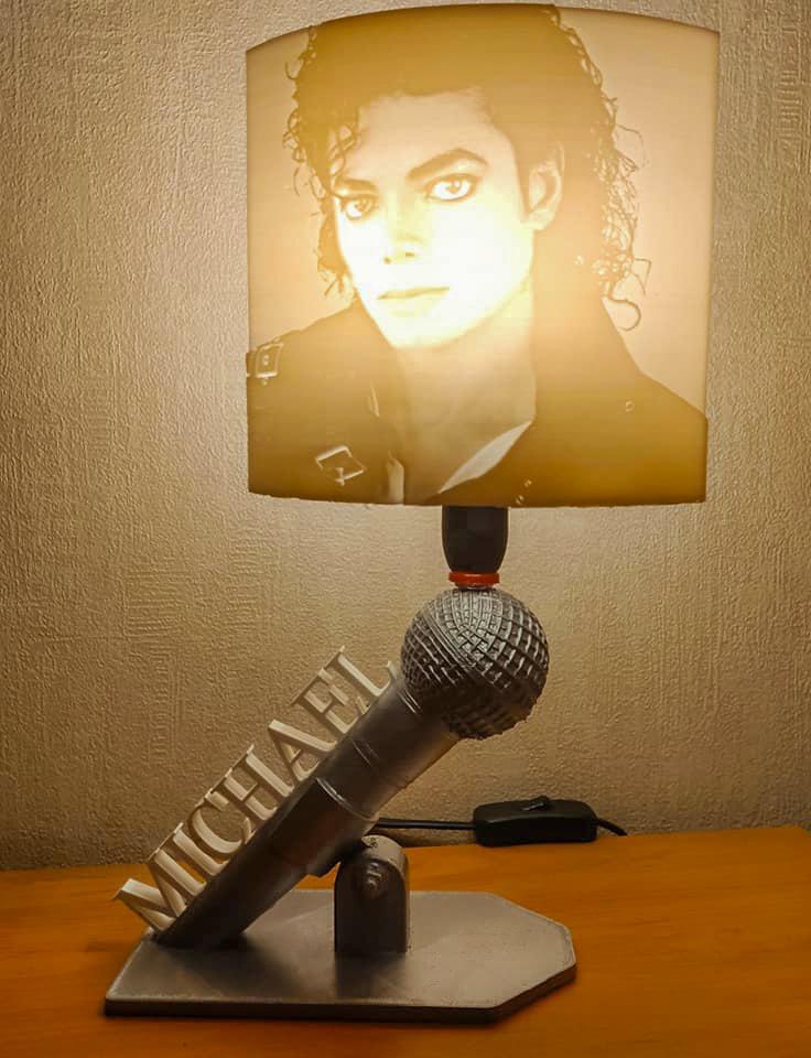 Michael Jackson lamp E14 3d model