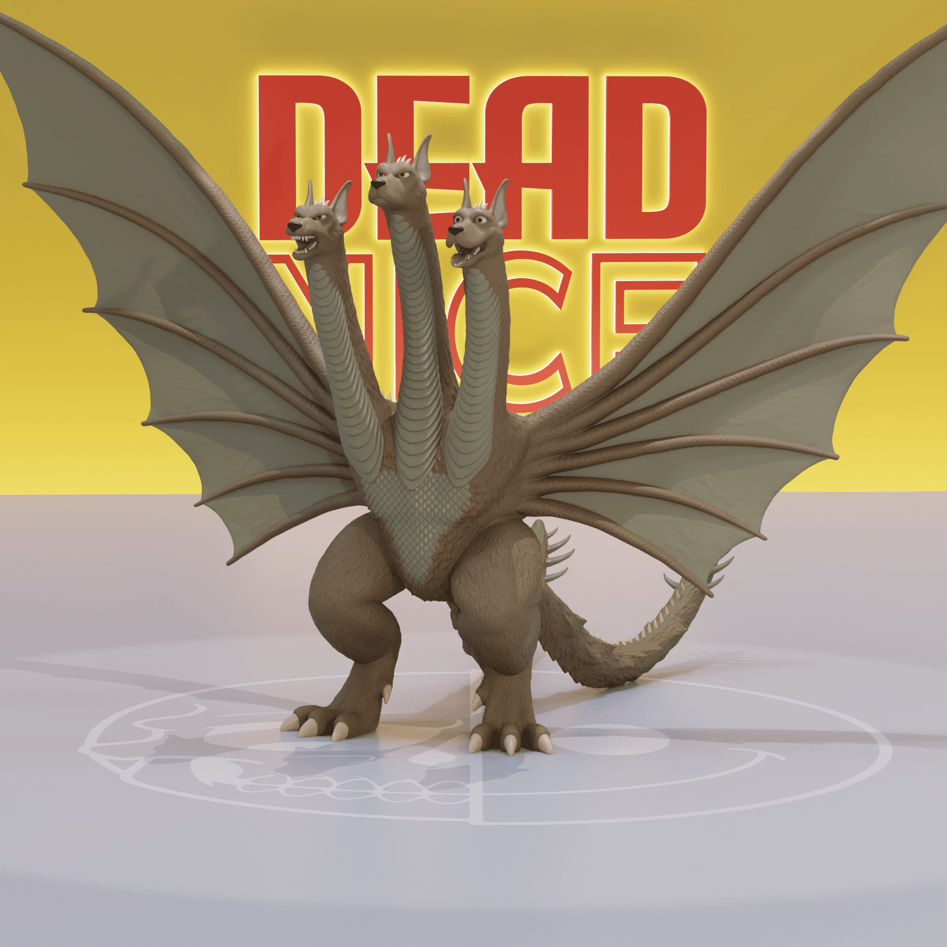 DEAD NICE -  Catzilla / King GhiDogra  3d model