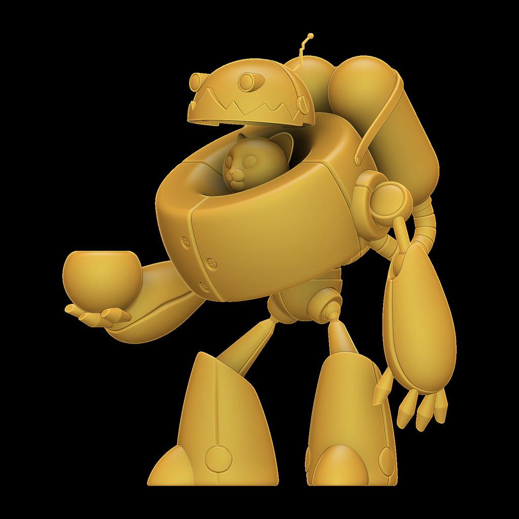 Cat_Mech_04042023 3d model