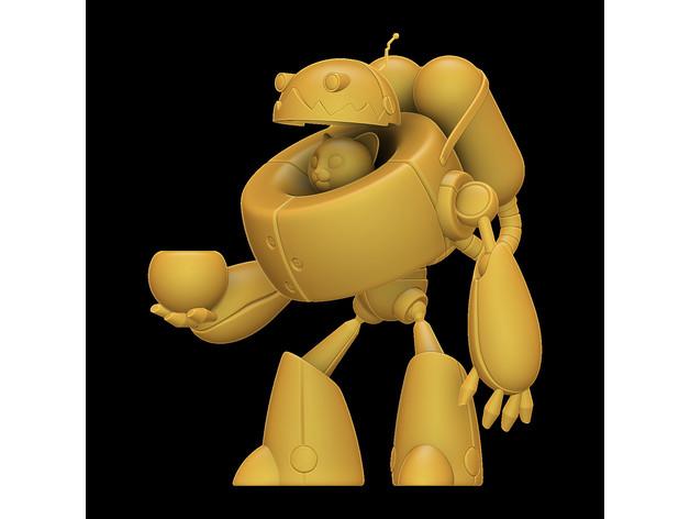 Cat_Mech_04042023 3d model