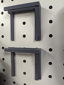 PegBoard Holster Display Mount 3d model