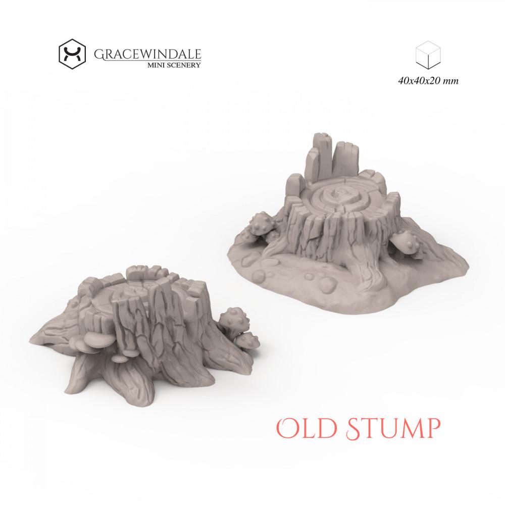 Old Stump 3d model