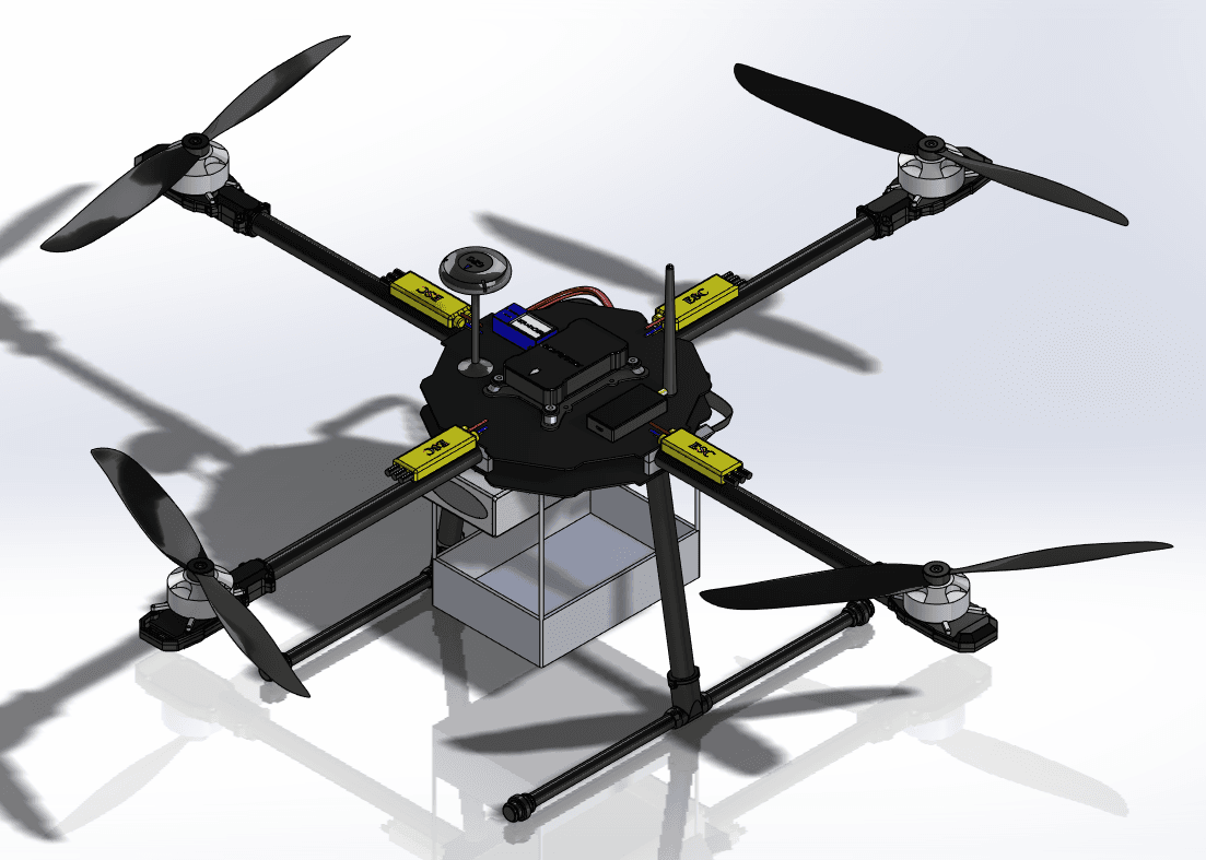 Quadcopter 3d model