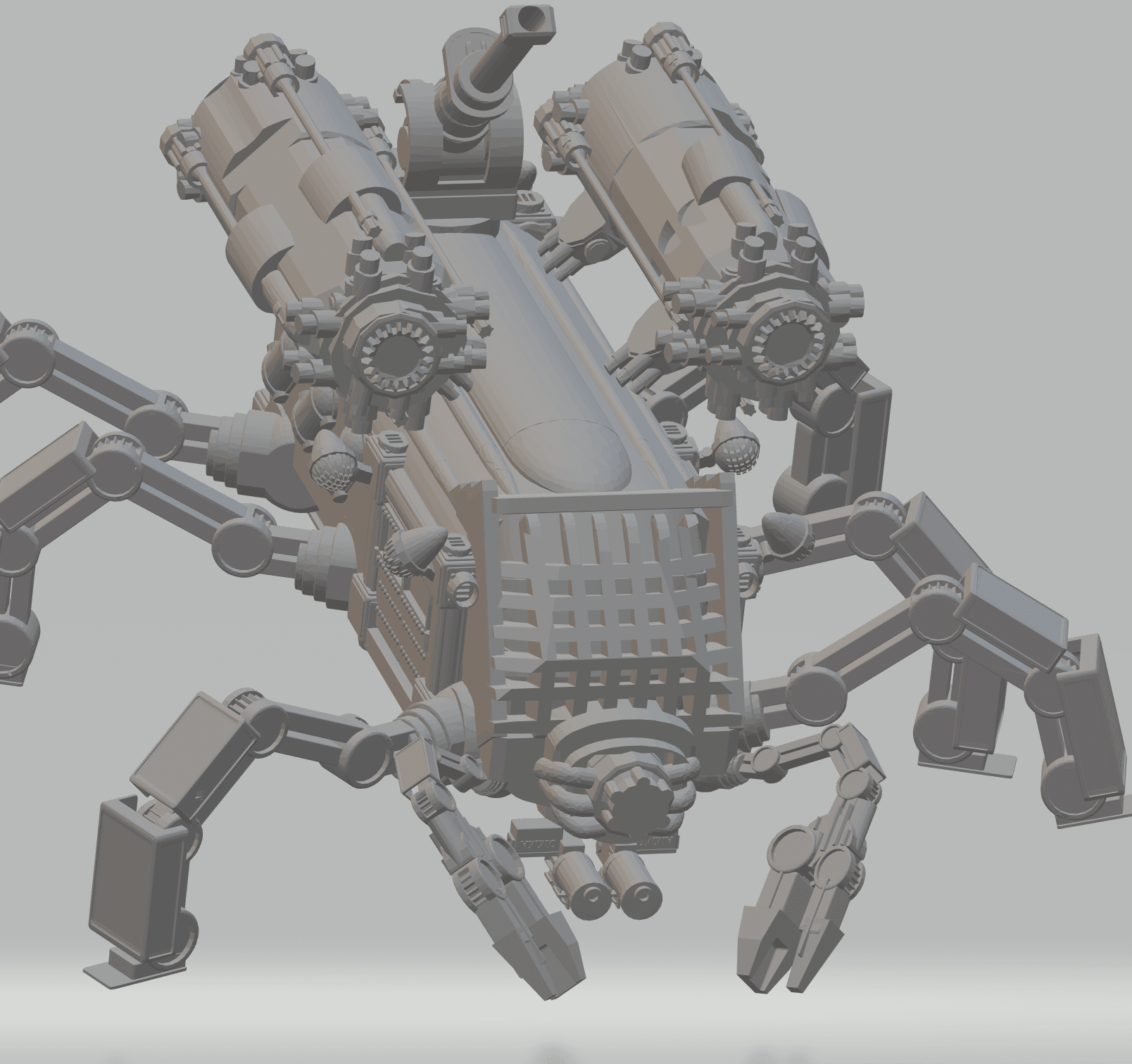 FHW: K'Tash Walker transport with worker claws v1 (BoD) 3d model