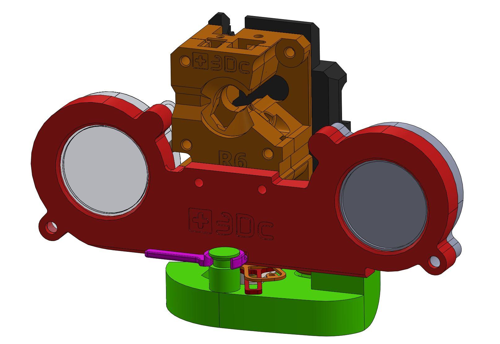 Prusa Swiss3Dc Starlex 22 Twist Hot End Upgrade 3d model