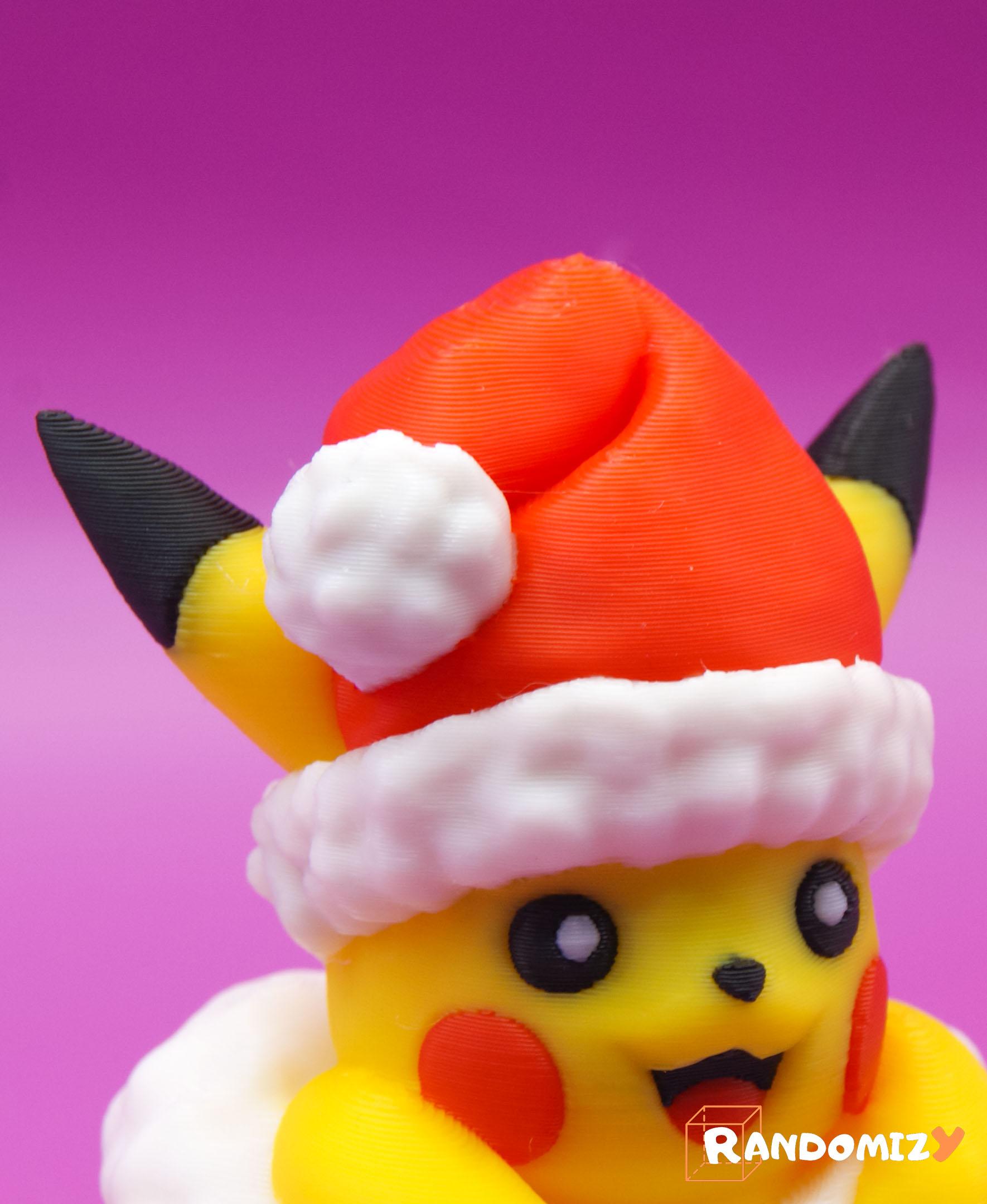 Pikachu in a Christmas Sock_Pose 2 (Normal Sock)(Fanart) 3d model