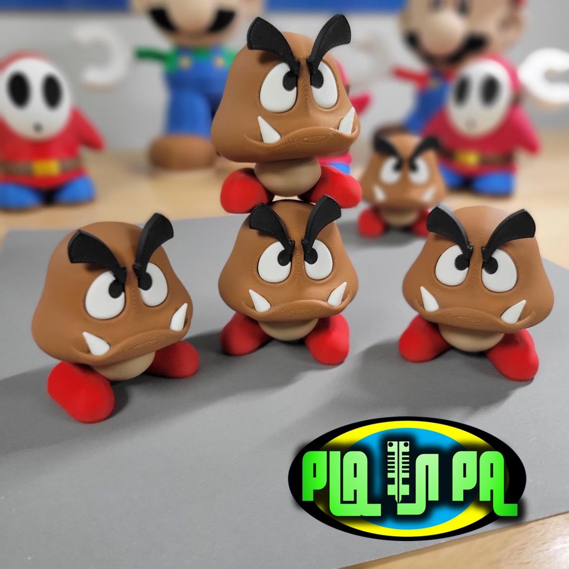 Paper Goomba – Multi Part 3d model