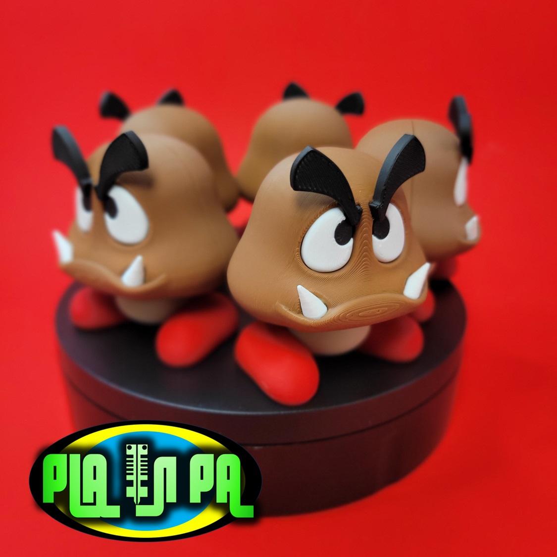 Paper Goomba – Multi Part 3d model