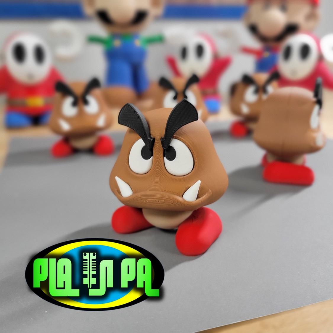 Paper Goomba – Multi Part 3d model