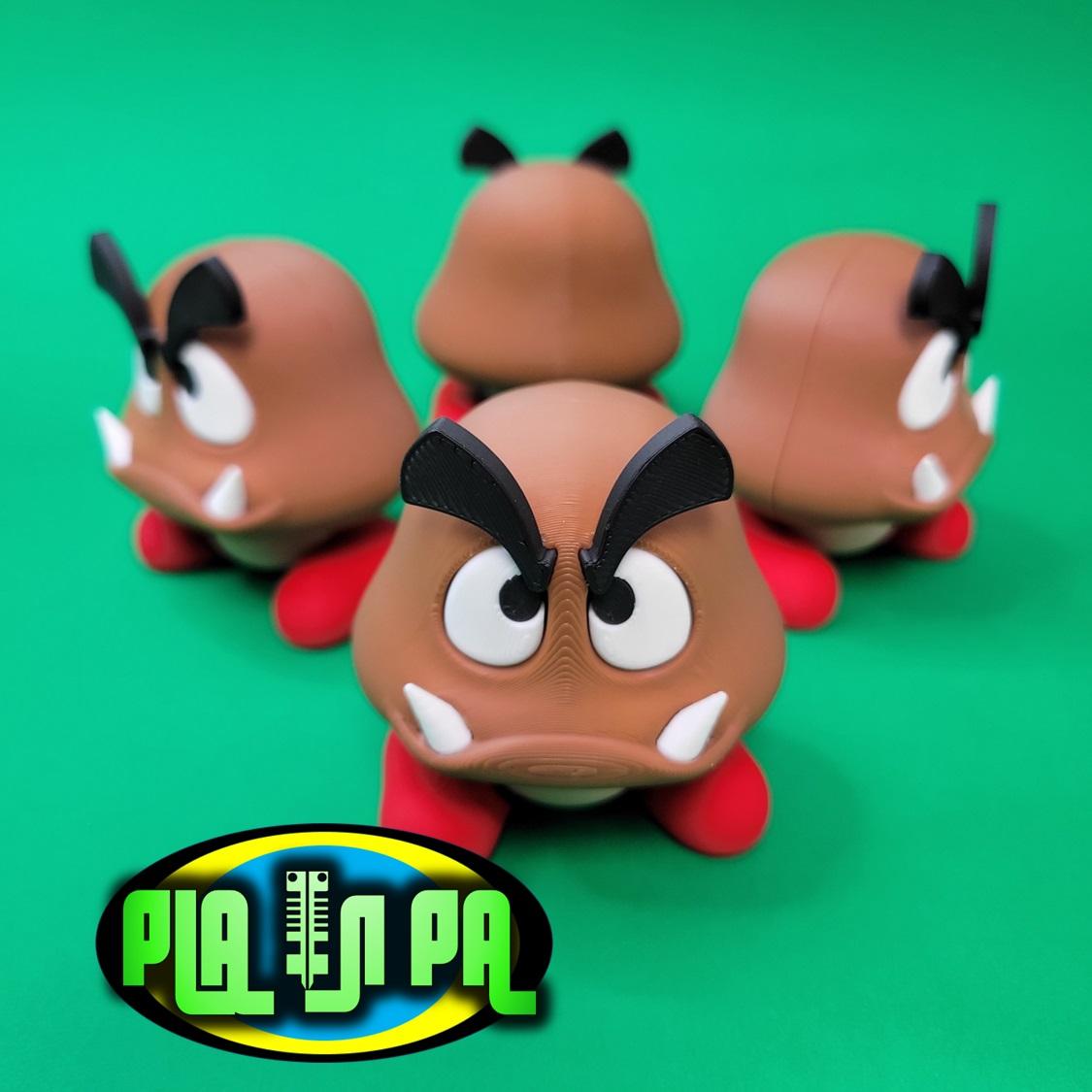 Paper Goomba – Multi Part 3d model