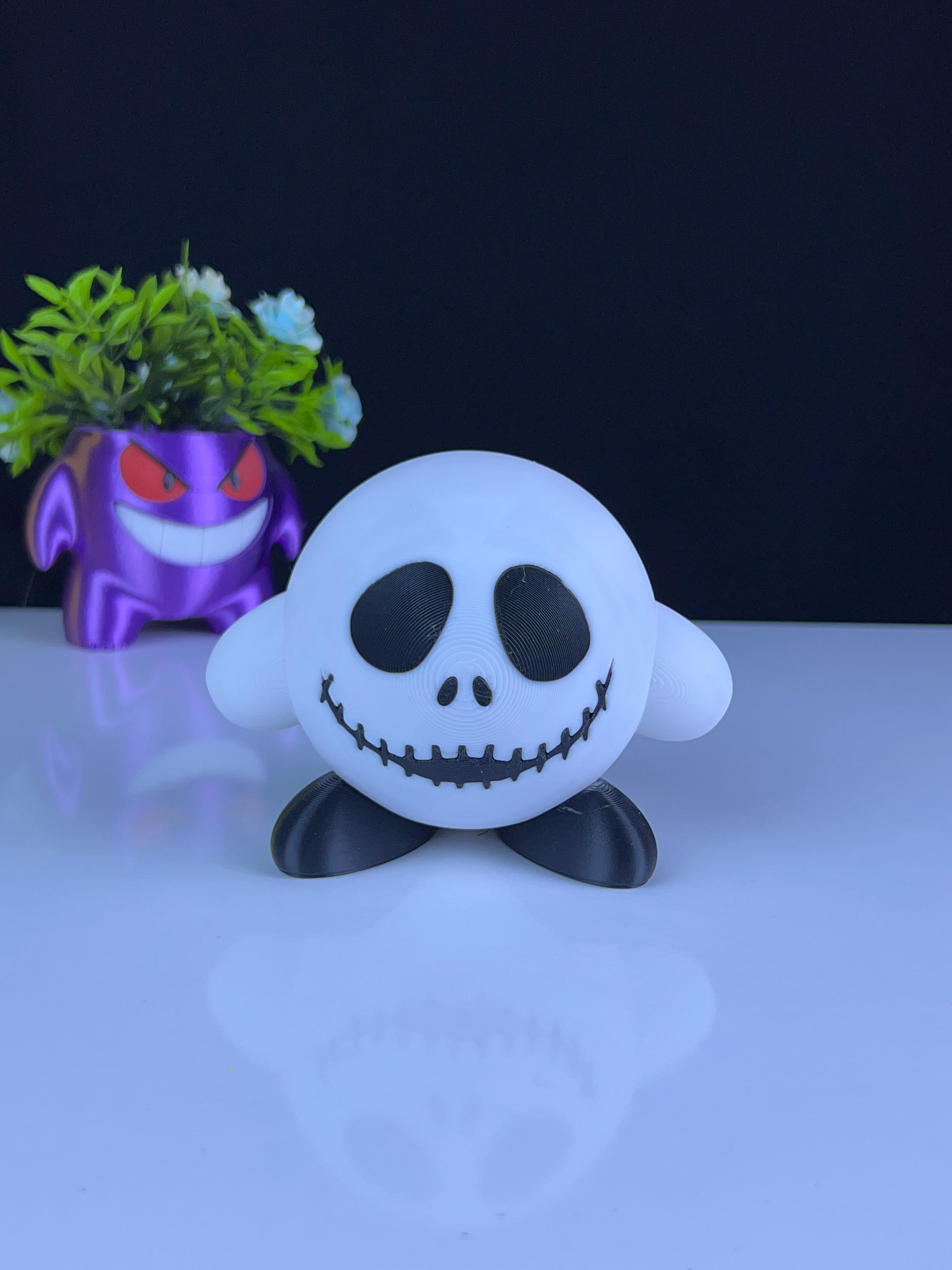 Skellington Kirby - Multipart 3d model