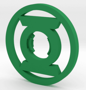 BEYBLADE GREEN LANTERN | COMPLETE | DC COMICS SERIES 3d model