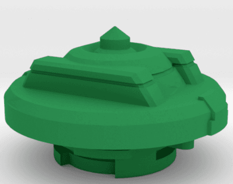 BEYBLADE GREEN LANTERN | COMPLETE | DC COMICS SERIES 3d model