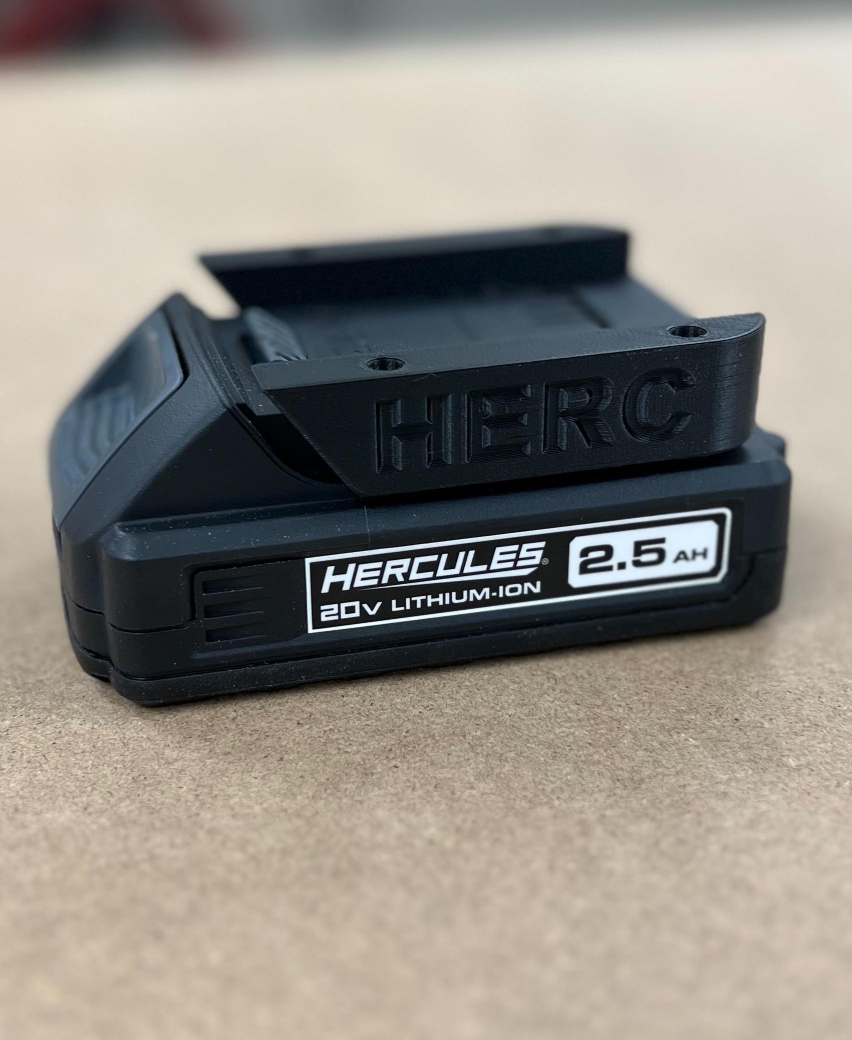 Hercules 20V Battery Mount - Hercules 20V Batter Mount - 3d model