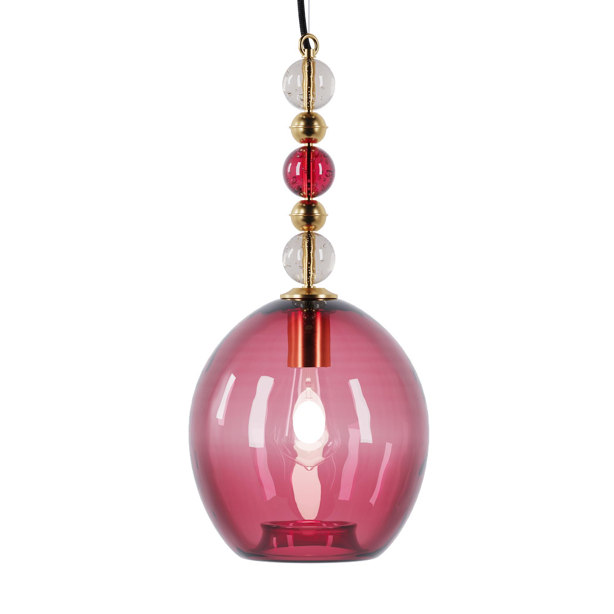 Colorglass Balls lamp, SKU. 25434 by Pikartlights 3d model