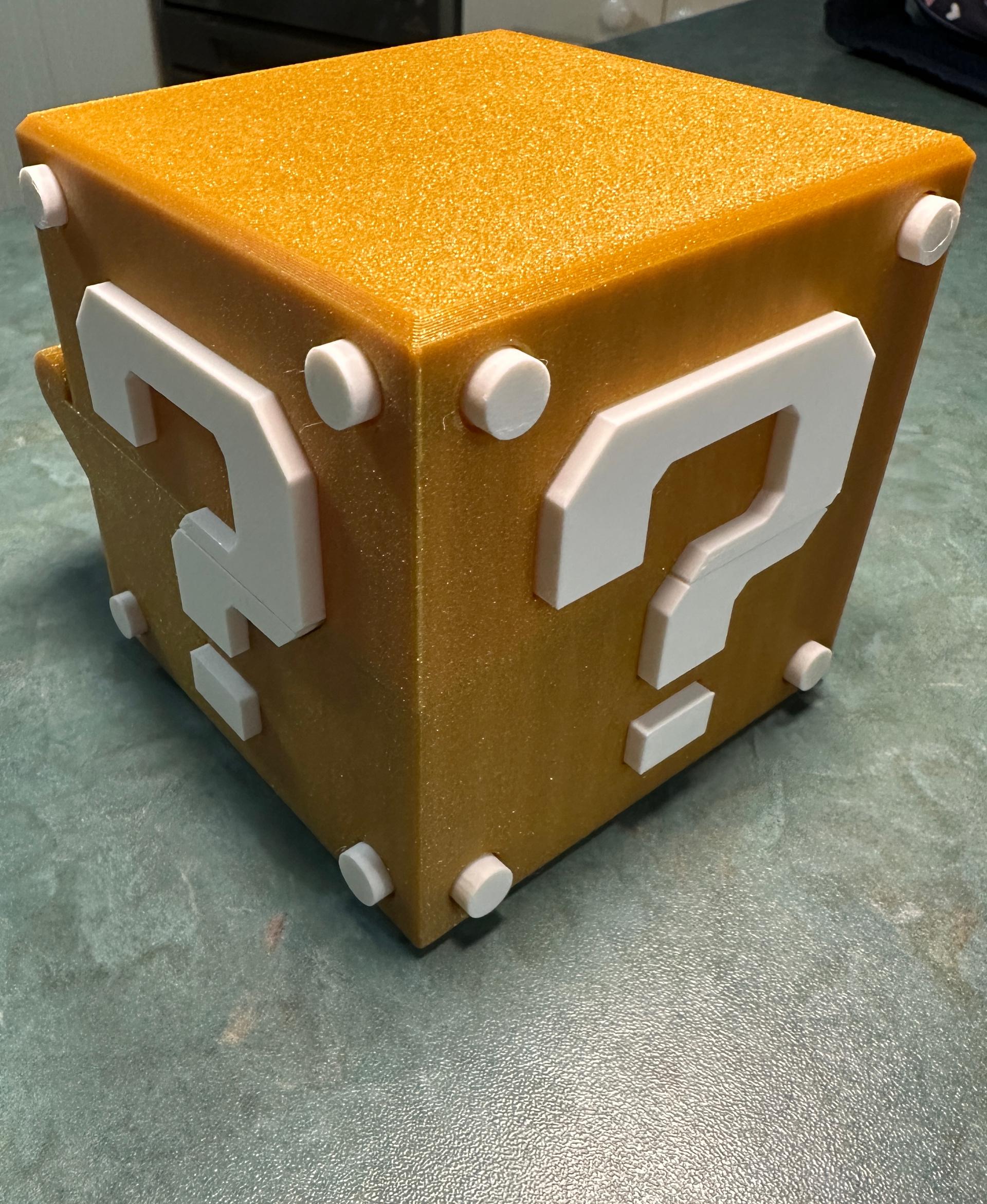 Mario Question Block Container 3d model