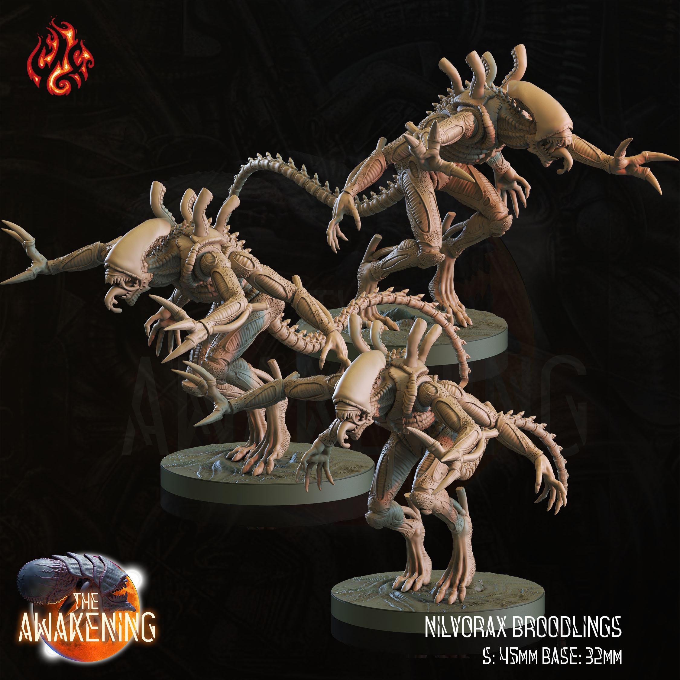 Nilvorax Broodlings 3d model