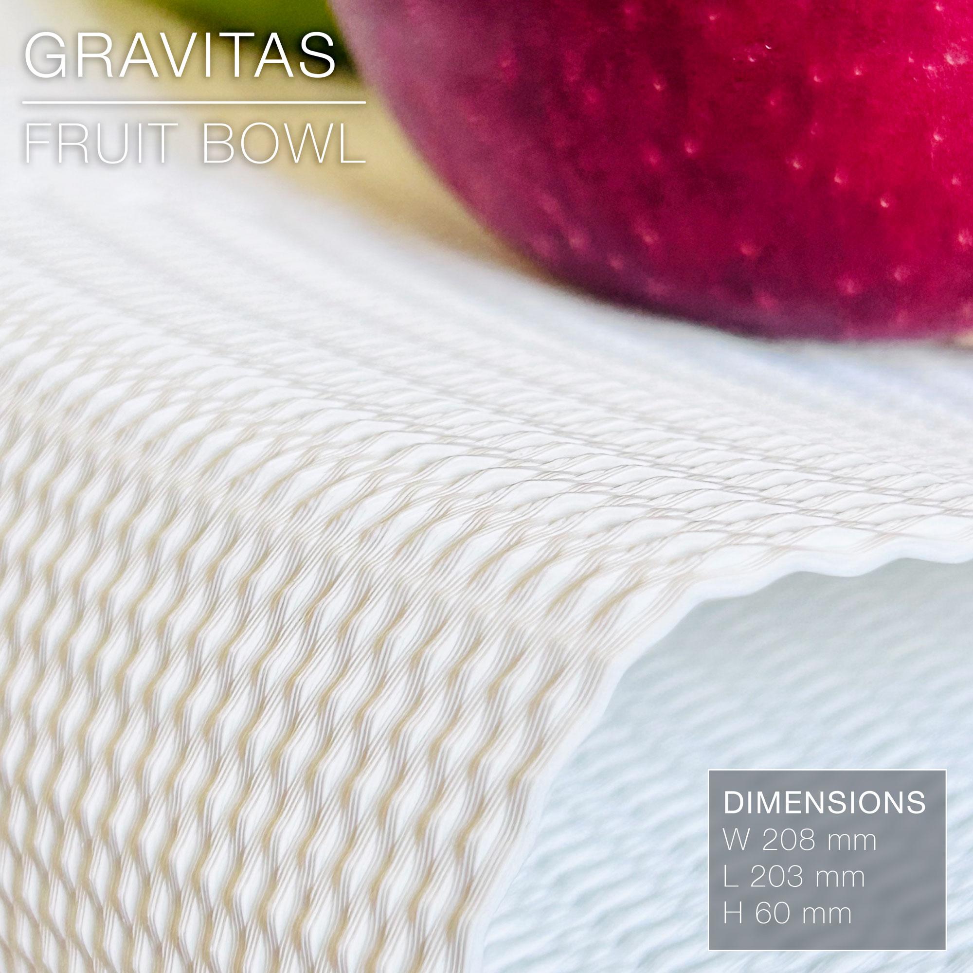 GRAVITAS  |  Fast-print Fruit Bowl 3d model