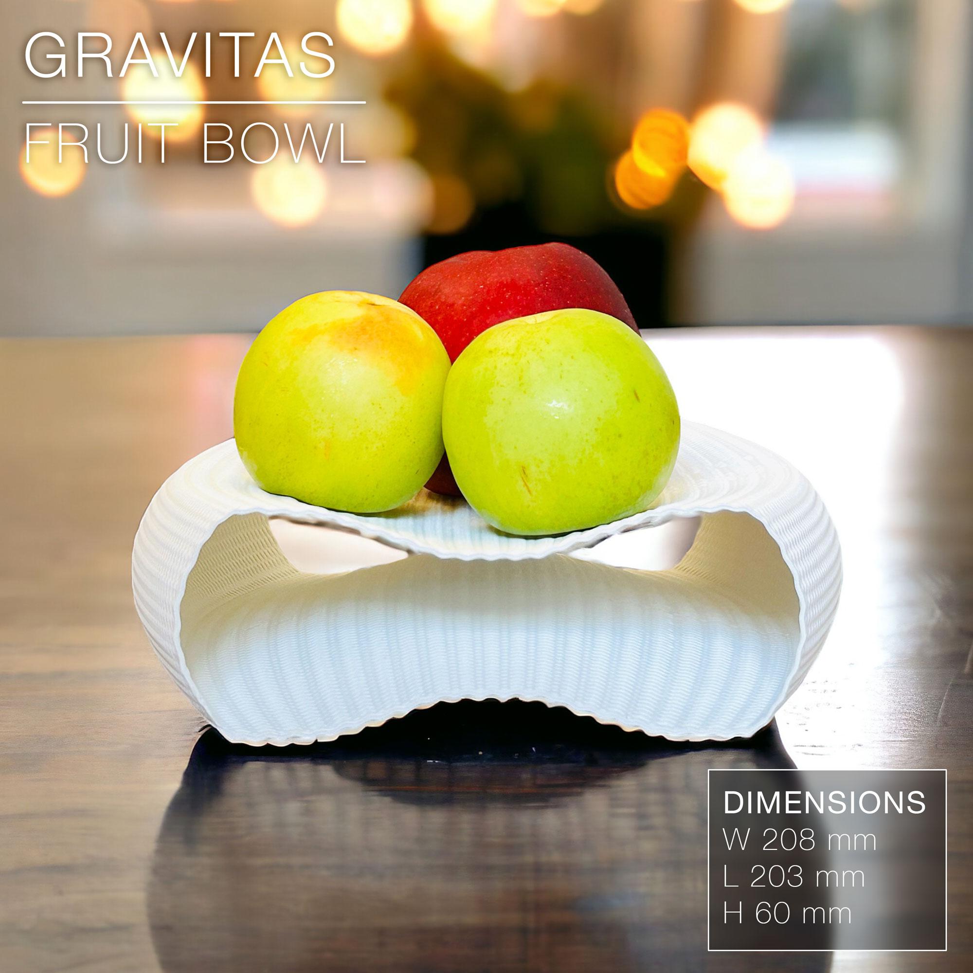 GRAVITAS  |  Fast-print Fruit Bowl 3d model