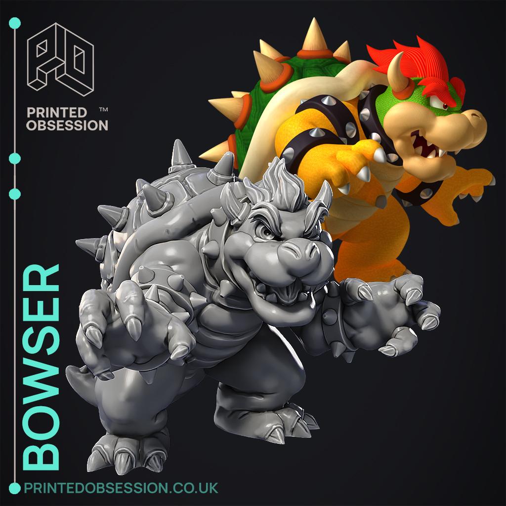 Bowser - Super Mario Bros - Fan Art 3d model