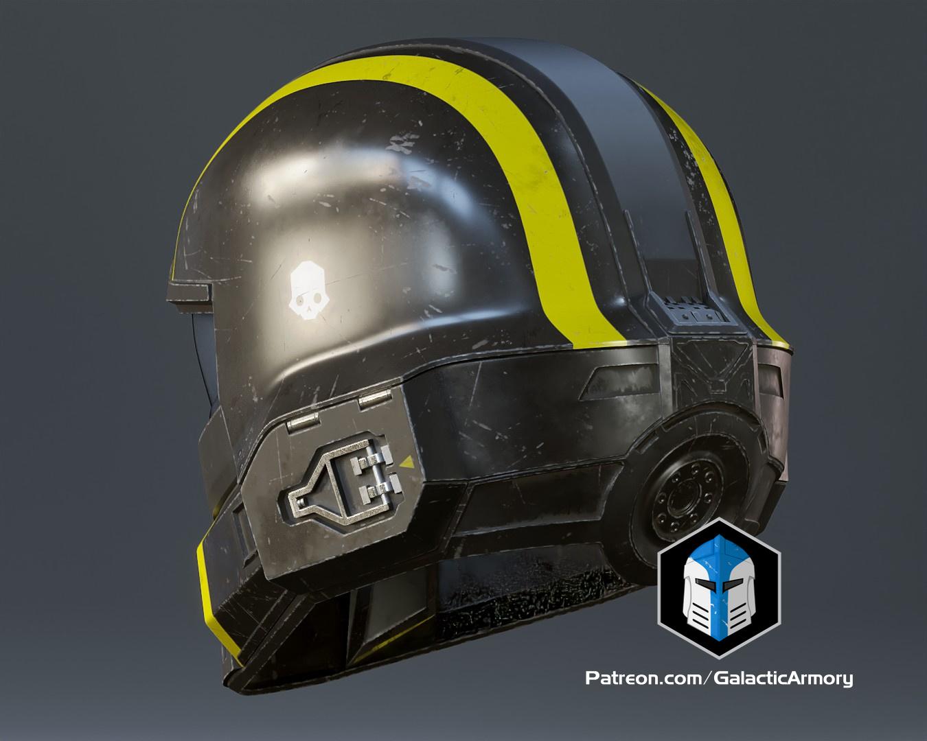 Helldivers 2 Helmet - B-01 Tactical - 3D Print Files 3d model