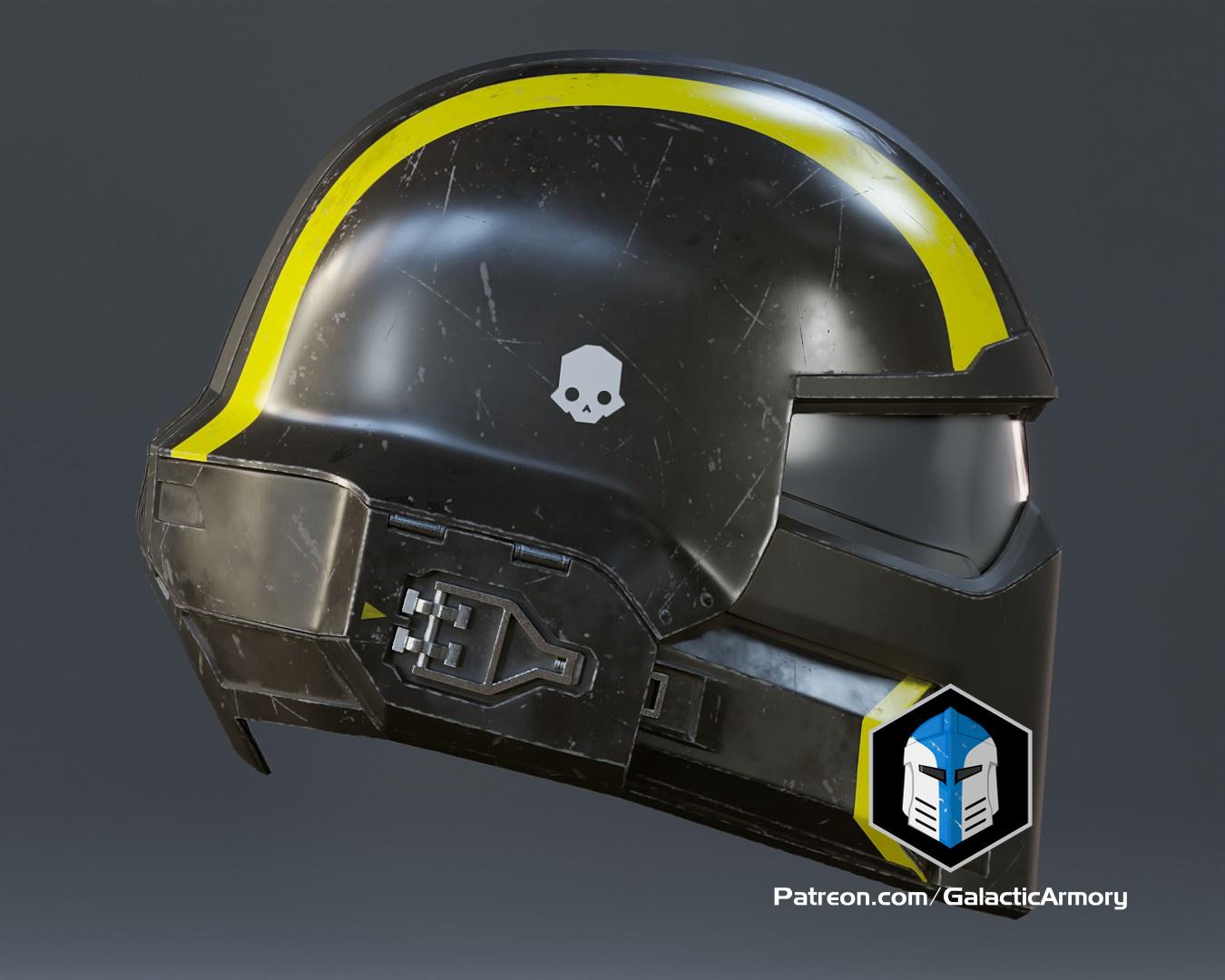 Helldivers 2 Helmet - B-01 Tactical - 3D Print Files 3d model