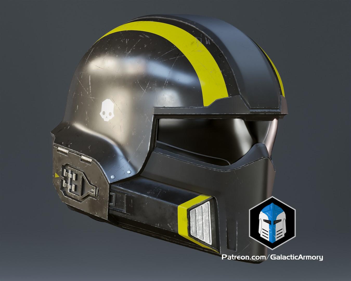 Helldivers 2 Helmet - B-01 Tactical - 3D Print Files 3d model