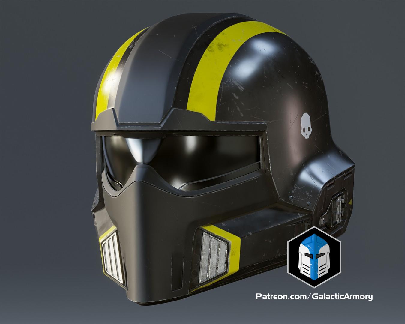 Helldivers 2 Helmet - B-01 Tactical - 3D Print Files 3d model