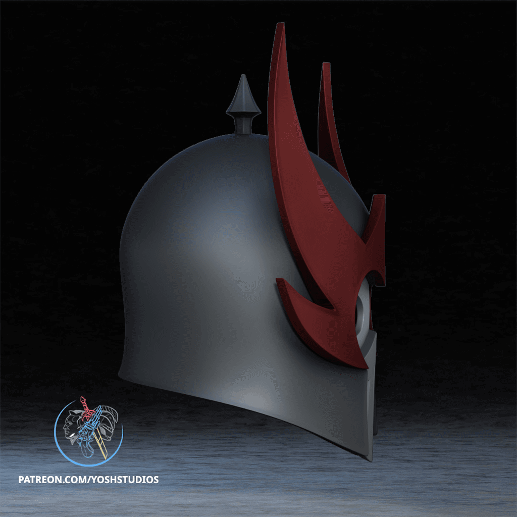 Fire Nation Soldier Helmet 3d Printer File STL 3d model