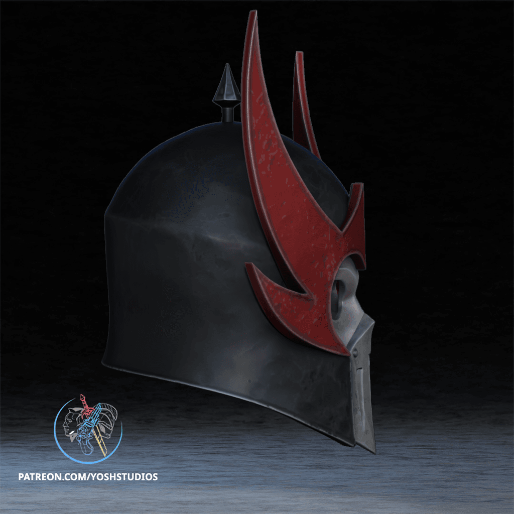 Fire Nation Soldier Helmet 3d Printer File STL 3d model