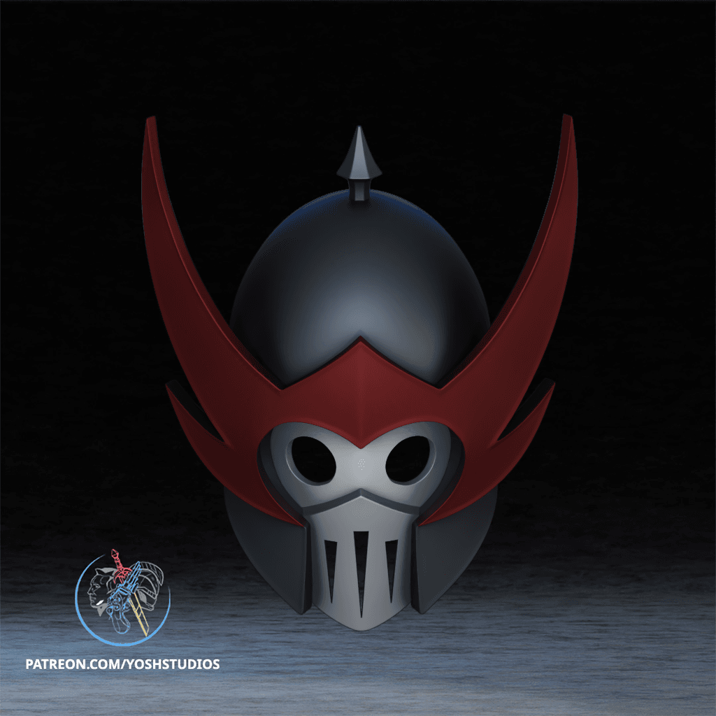 Fire Nation Soldier Helmet 3d Printer File STL 3d model