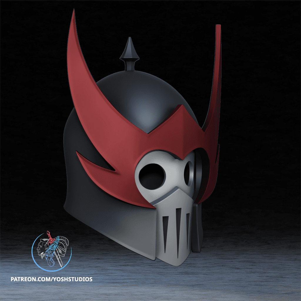 Fire Nation Soldier Helmet 3d Printer File STL 3d model