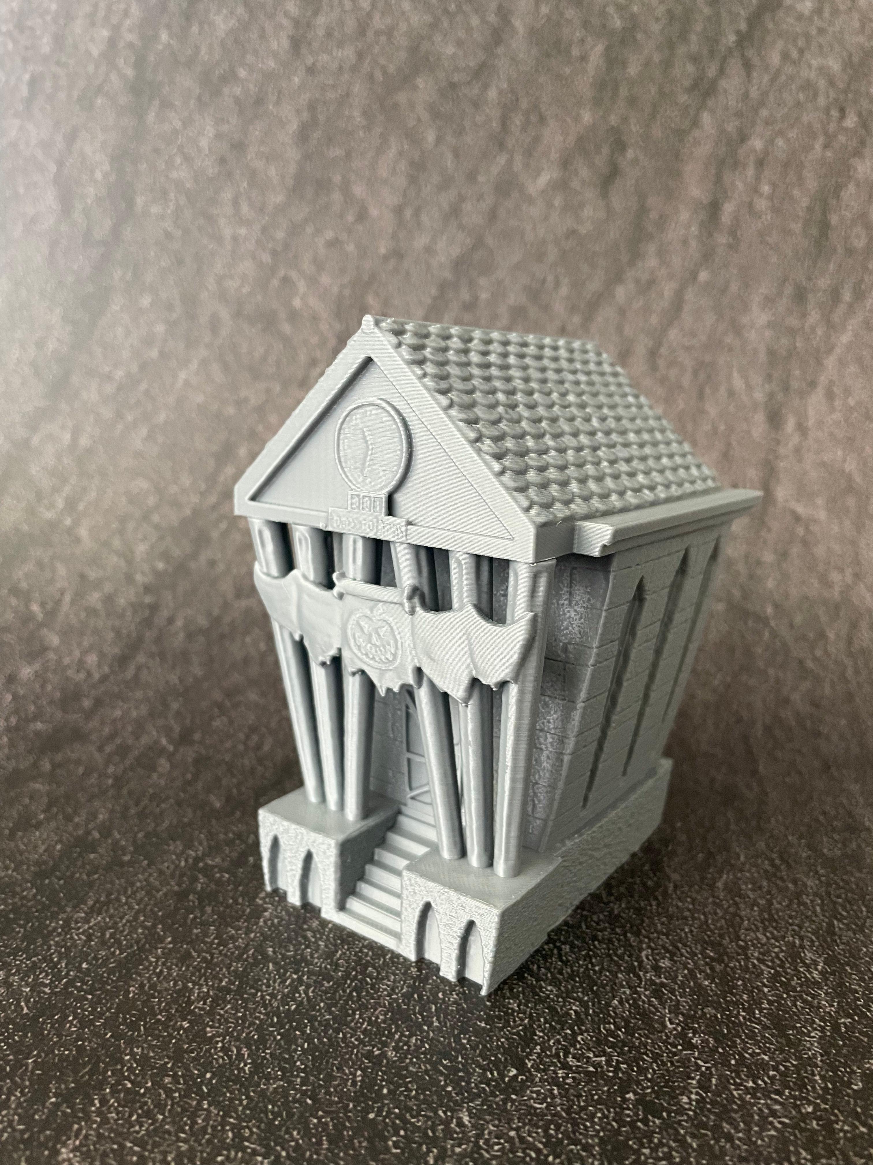 The Nightmare Before Christmas City Hall Building / Easy Print 3d model