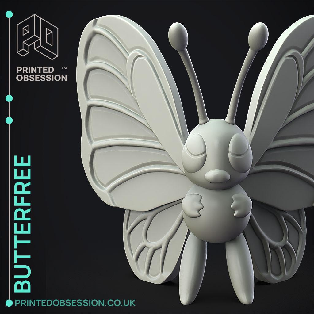 Butterfree - Pokemon - Fan Art 3d model