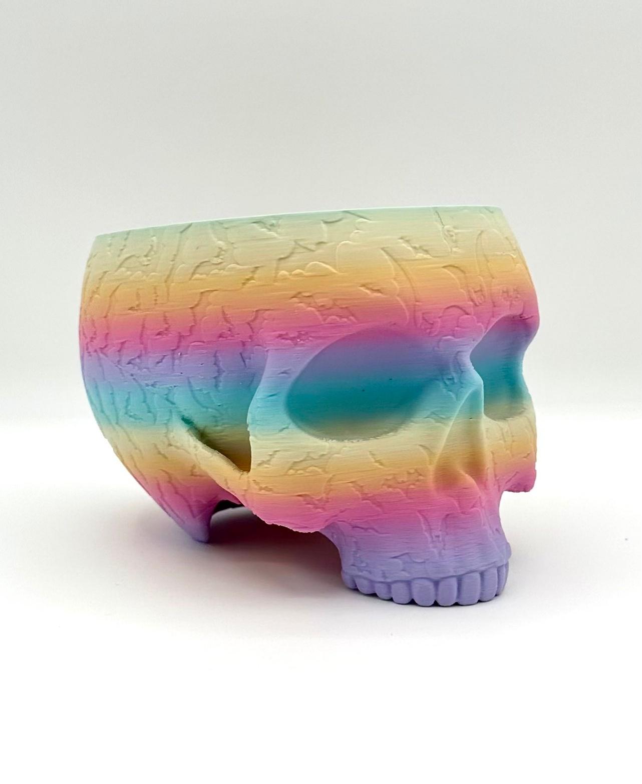 Bat Skull Planter-Bowl 3d model