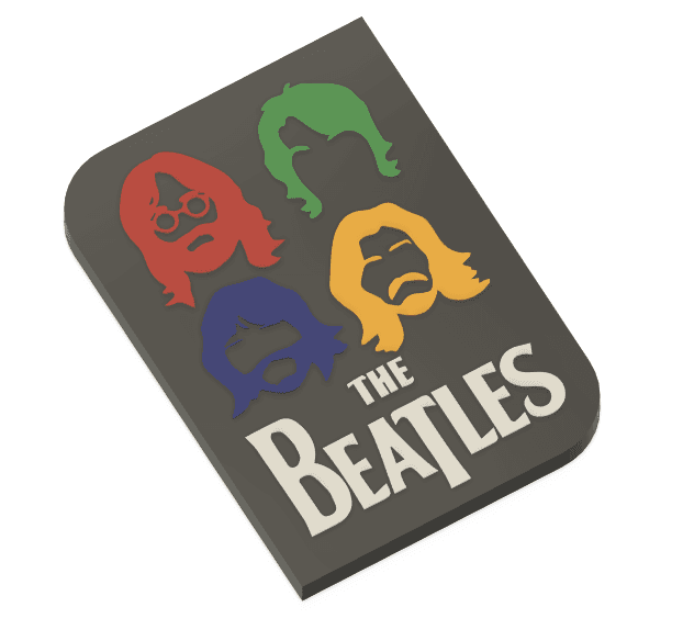 Keychain: The Beatles IV 3d model