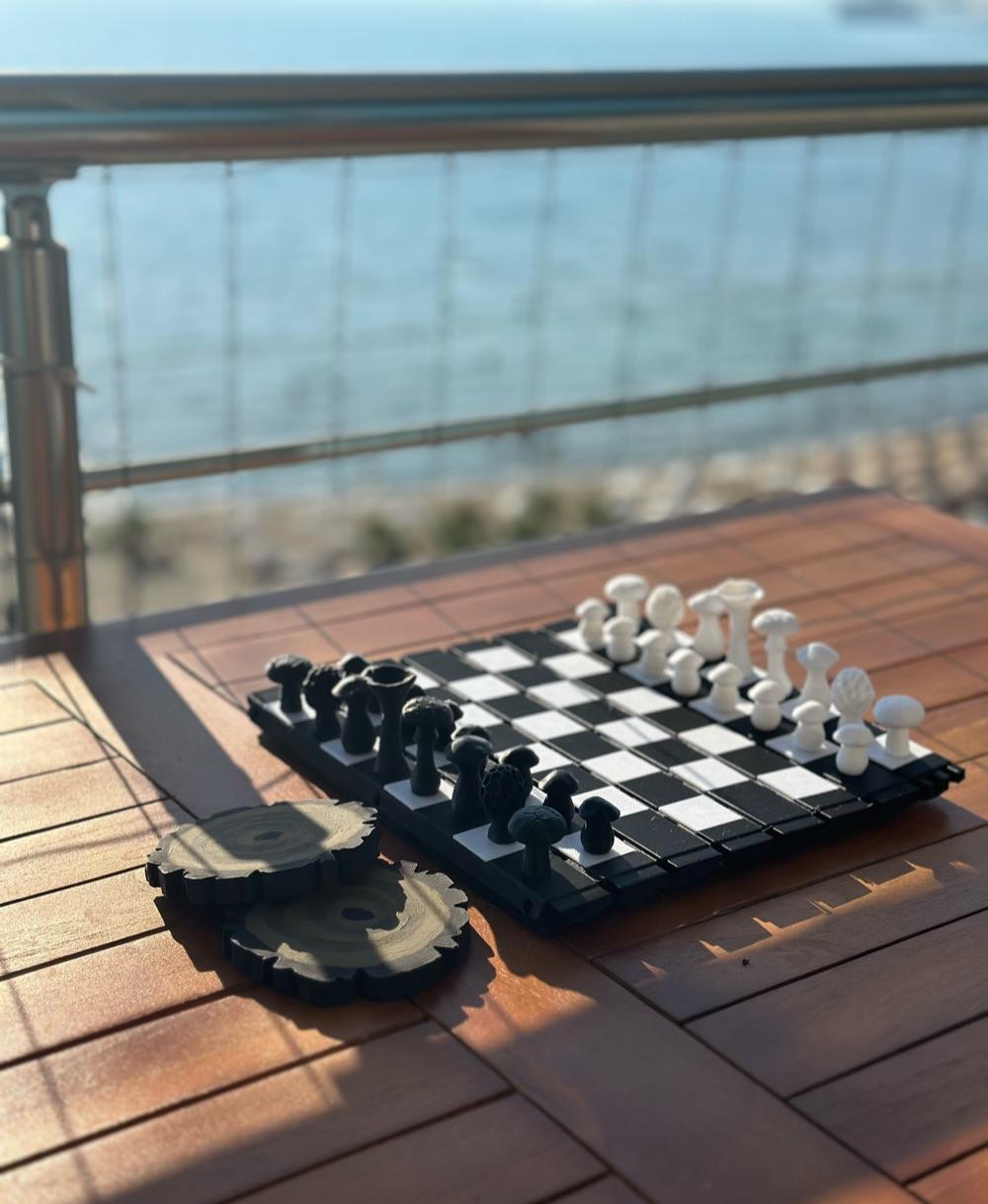 Forest Chess Set  3d model