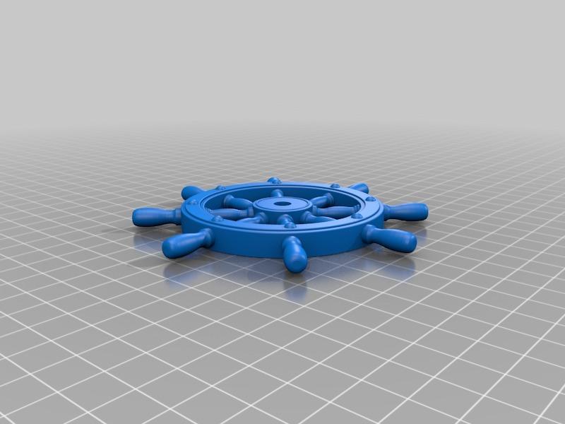 Ship's Wheel 3d model