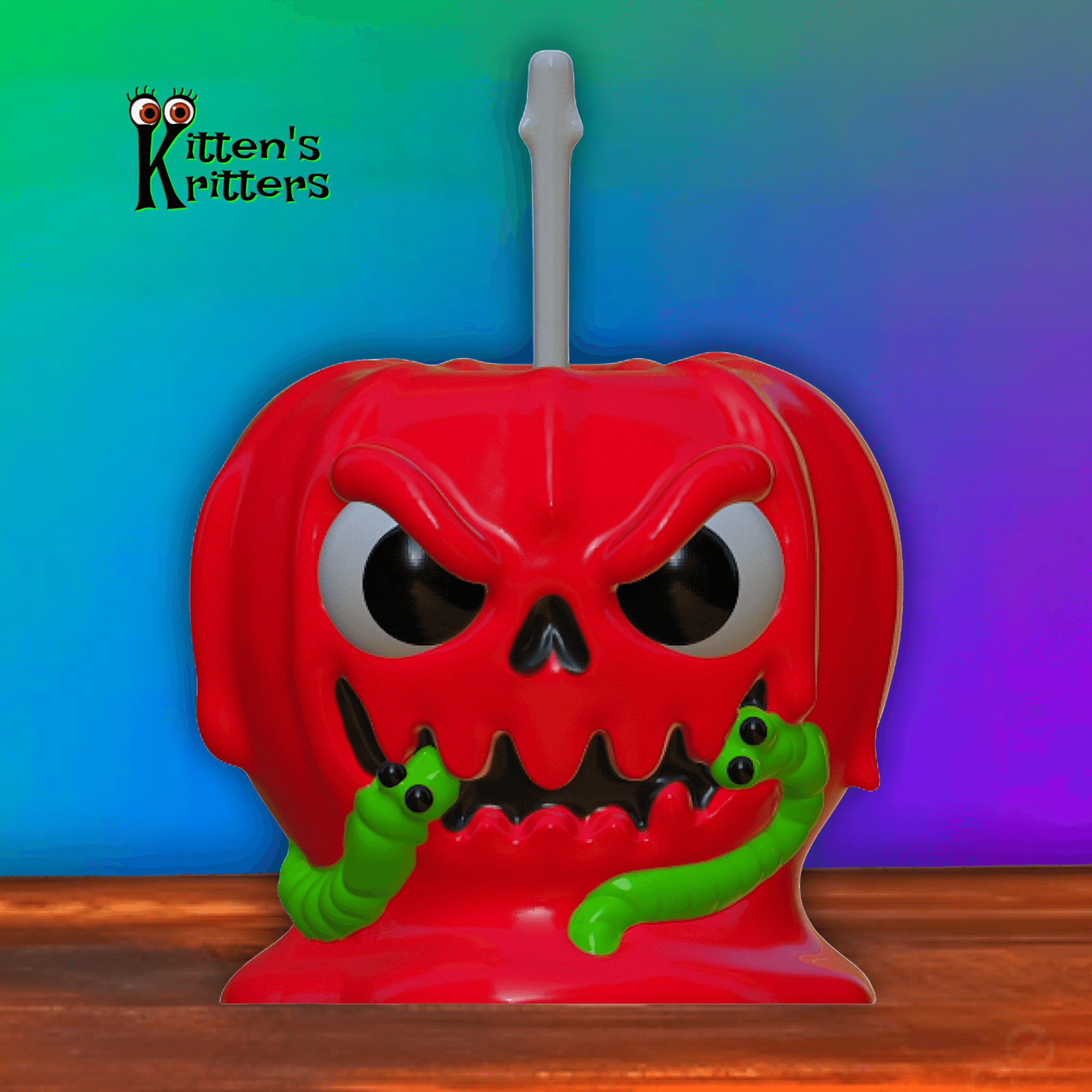 The Crabby Candy Apple Halloween Figurine 3d model