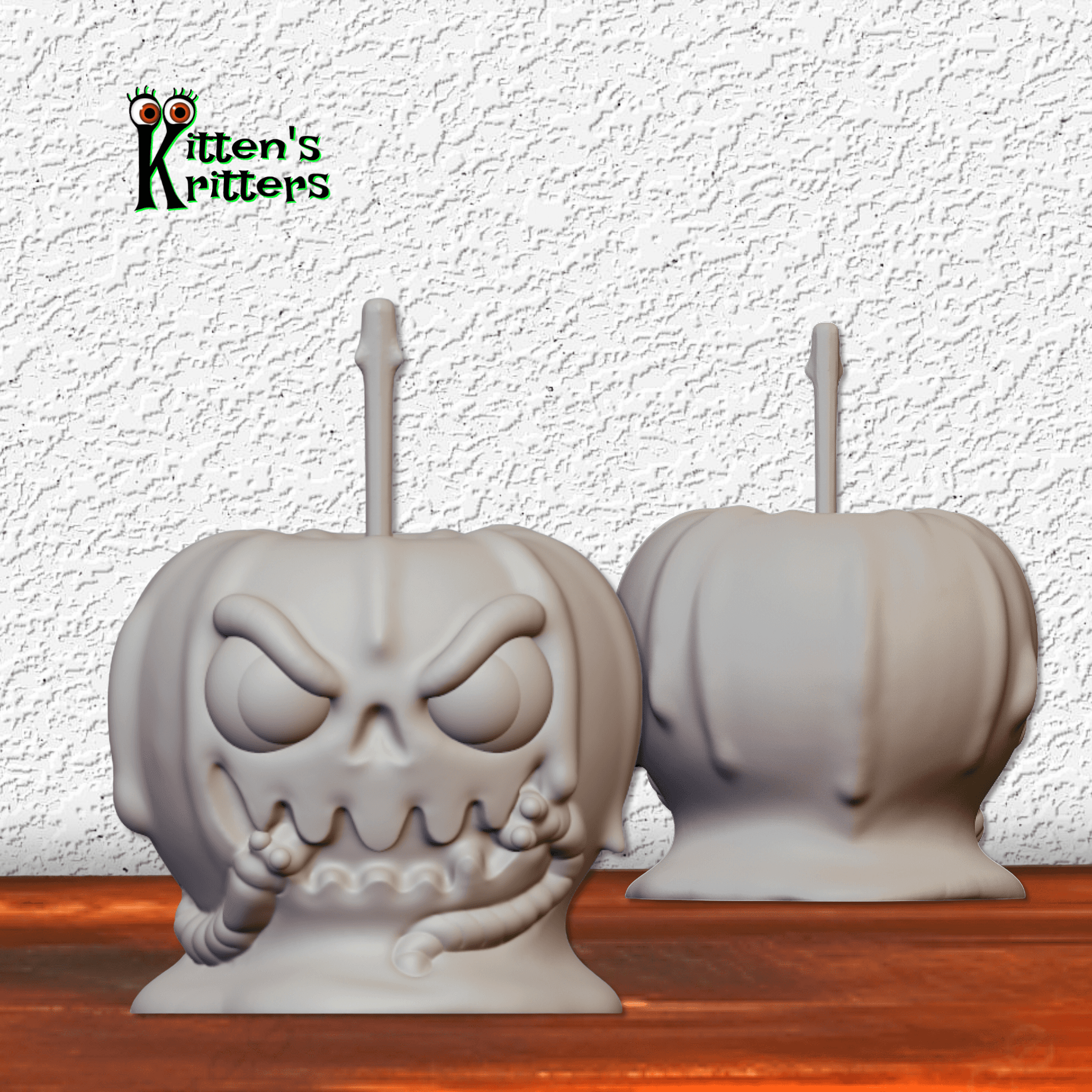 The Crabby Candy Apple Halloween Figurine 3d model